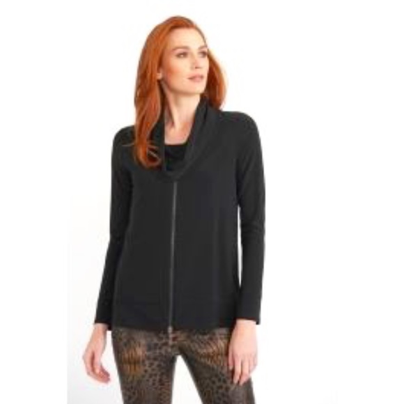 Joseph Ribkoff Black Tunic Style 203169 | US6 - Picture 1 of 5